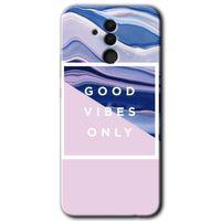 Huawei Mate 20 Lite Kılıf HD Desen Baskılı Arka Kapak - Good Vibes