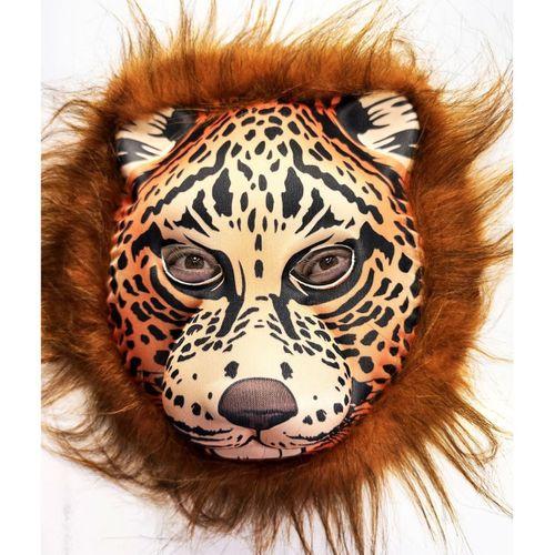 Kahverengi Saçlı Yeleli Aslan Maskesi Eva Mega Peluş