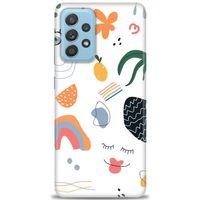 Samsung Galaxy A72 Kılıf HD Baskılı Kılıf - Drawing + Tam Ekran Koruyucu