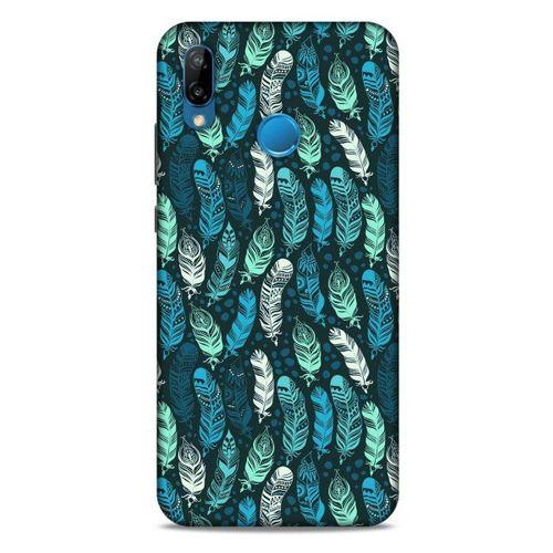 Huawei P20 Lite Kılıf Desenli Özel Seri Tüyler (46) Core Armor Kılıf