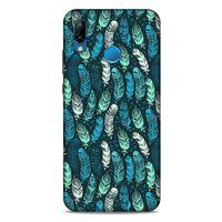 Huawei P20 Lite Kılıf Desenli Özel Seri Tüyler (46) Core Armor Kılıf
