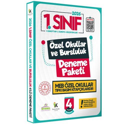 2026 1 Sınıf Özel Okullar ve Bursluluk Hazırlık MEB Tıpkı Basım Deneme 3lü Fasikül SETİ
