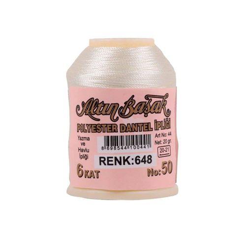 3 Adet Altınbaşak Oya ve Dantel İpi 20 gr - Royaleks - No: 648
