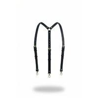 Siyah Kadın Kemer Omuz Detaylı Ayarlanabilir Vücut Kemer - Brf213