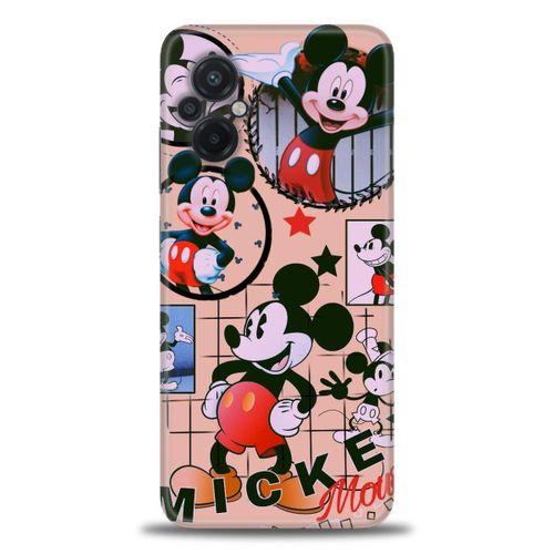 Xiaomi Poco M5 Kılıf HD Baskılı Kılıf - Mickey Mouse + Tam Ekran Koruyucu