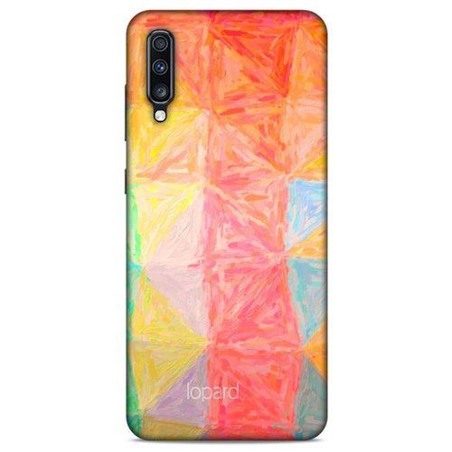 Samsung Galaxy A70 Kılıf Pastel Renkler (26) Tpu Silikon Kılıf Sarı Kırmızı