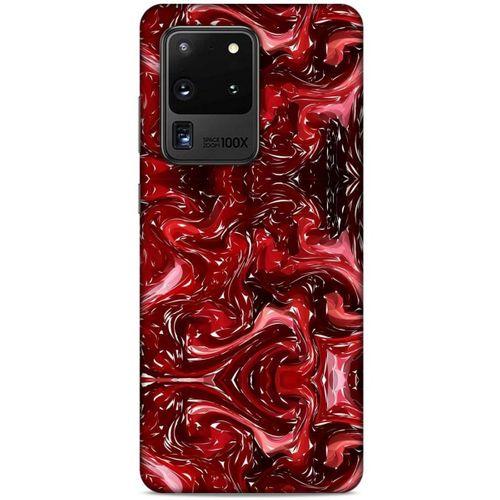 Mermer Desenli (45) Tema Liquid Air Kılıf Şarap Samsung Galaxy S20 Ultra Kılıf