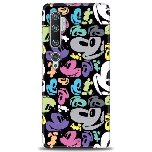 Xiaomi Mi Note 10 Pro Kılıf HD Baskılı Kılıf - Renkli Mouse + Tam Ekran Koruyucu