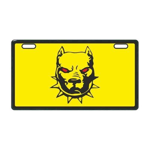 SEVGENT Sarı Pitbull E-Bike Plakalık