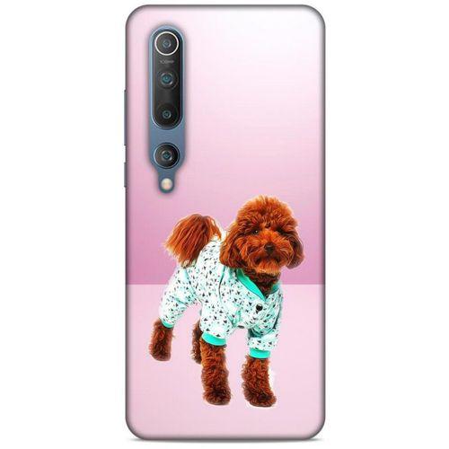 Xiaomi Mi 10 Kılıf Köpek Kıyafetleri (33) Hybrid Kılıf Poodle Pijama