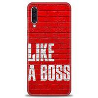 Samsung Galaxy A50 Kılıf HD Baskılı Kılıf - Like a Boss + Tam Ekran Koruyucu