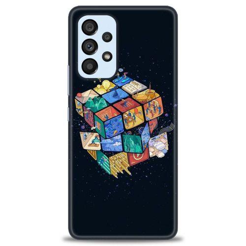 Samsung Galaxy A73 5G Kılıf HD Baskılı Kılıf - Küplerdeki İnsanlar + Tam Ekran Koruyucu