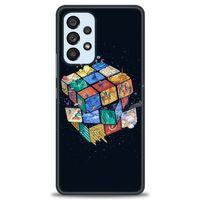 Samsung Galaxy A73 5G Kılıf HD Baskılı Kılıf - Küplerdeki İnsanlar + Tam Ekran Koruyucu