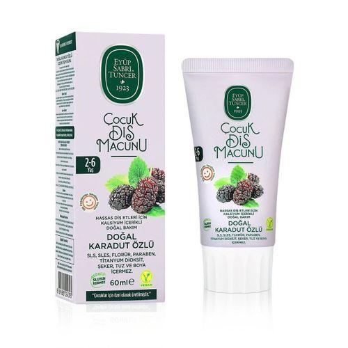 Eyüp Sabri Tuncer Eyüp Sabri Tuncer Doğal Karadut Özlü Diş Macunu 2-6 Yaş 60ml