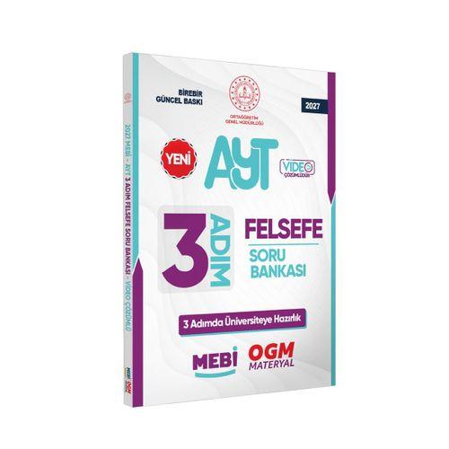 2027 AYT MEBİ-OGM 3 ADIM Felsefe Soru Bankası RENKLİ A4 Boyut Video Çözümlü BASKI ÜCRETİ