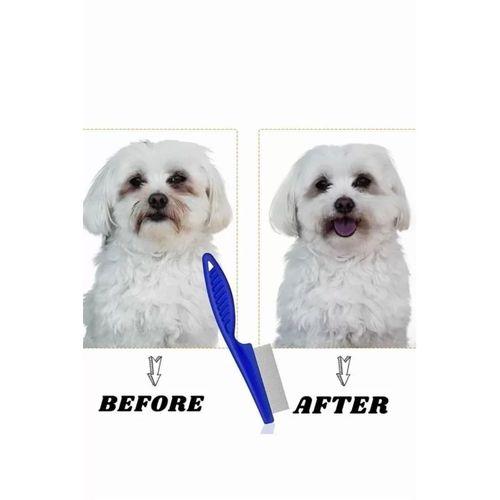Evcil Hayvan Tarak Seti 4'lü Bit Tarağı Ked Köpek Tüyüne Uygun