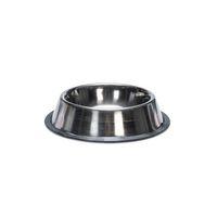 Beeztees Köpek Mama Su Kabı, Paslanmaz Çelik, Kaymaz, 16,5cm, 450ml