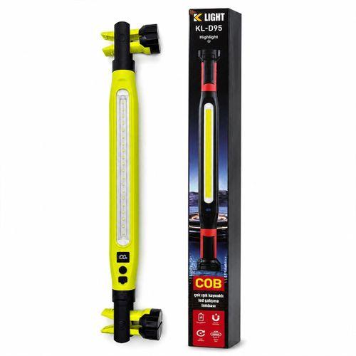 Şarjlı Mıknatıslı LED Çalışma Lambası (Type-C, 360° Döner, 52.5 cm)