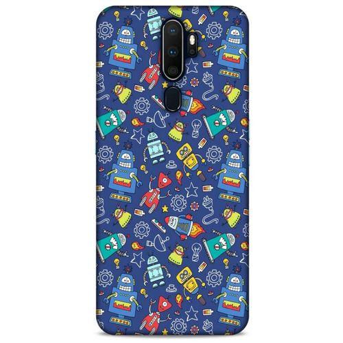 Retro (7) Desen Telefon Kılıfı Renkli Oppo A9 2020 Kılıf