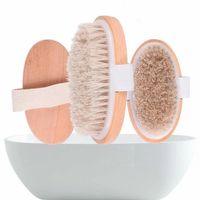 Parlak Ve Pürüzsüz Görünüm Sağlayan %100 Doğal At Kılı Selülit Fırçası (oval)