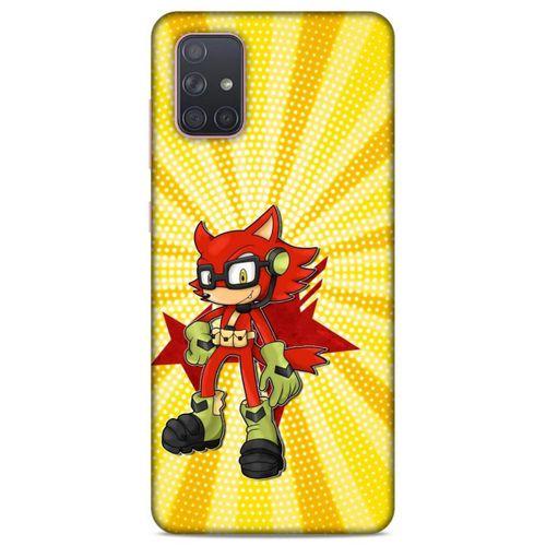 Lopard Samsung Galaxy A71 Uyumlu Kılıf GameX (17) Tasarım Kılıf Kırmızı