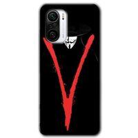 Poco F3 Kılıf HD Desen Baskılı Arka Kapak - V for