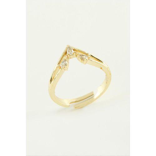 Ok Zirkon Taşlı Yüzük