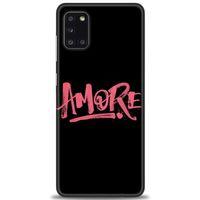 Samsung Galaxy A31 Kılıf HD Baskılı Kılıf - Amore + Tam Ekran Koruyucu