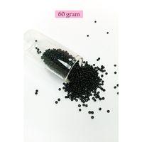 Dökme Cam Kum Boncuk (11/0) 2 mm - 60 Gram - Siyah - BNC045