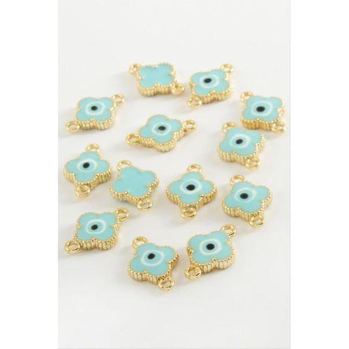 Çiçek Çift Kulplu Mineli Bileklik ve Kolye Ucu Aparatı 1 Adet