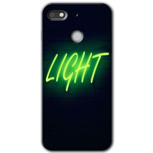 Potkal Hediye Fabrikası General Mobile GM 8 Go Kılıf HD Desen Baskılı Arka Kapak - Neon İnscription