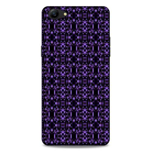 Lopard Oppo A79 Uyumlu Kılıf PiXel (22) Tam Koruma Kılıfı Mor