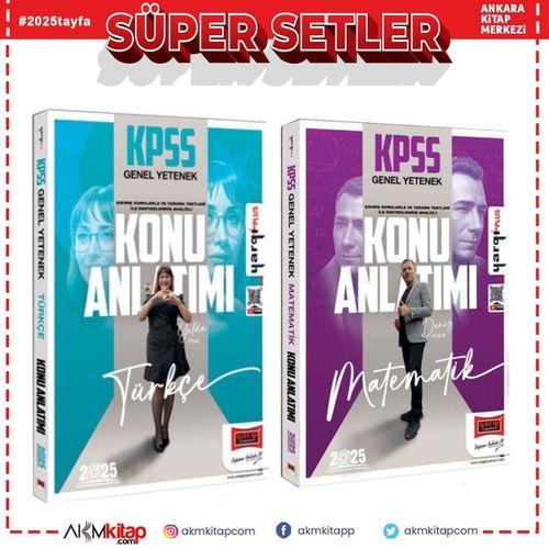 Yargı 2025 KPSS Türkçe ve Matematik Konu Anlatım Seti 2 Kitap