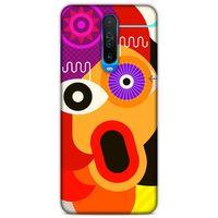 Lopard Xiaomi Redmi K30 5G Uyumlu Kılıf Soyut Sanat (12) Desenli Koruyucu Silikon