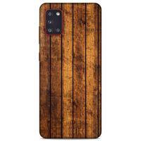 Lopard Samsung Galaxy A31 Uyumlu Kılıf Wood'X (15) Antişok Kılıf Baskılı