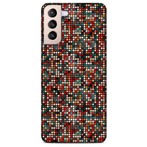 Lopard Samsung Galaxy S21 Plus Uyumlu Kılıf Geometrix (81) TPU Kılıf