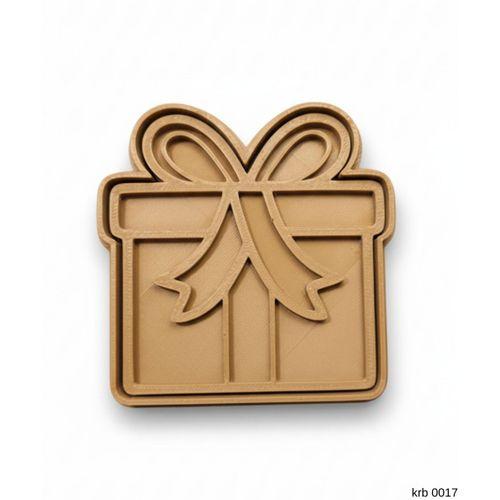 Hediye Kutusu Gift Box Sekillendirici Kalip Kurabiye Hamur Kesici Oyun ve Seker Hamuru Seti