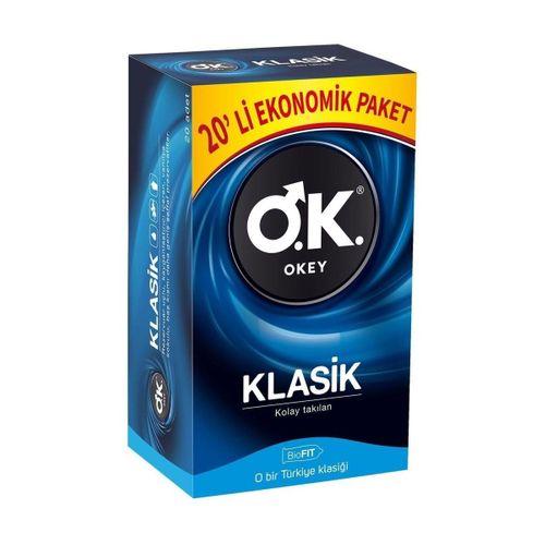 Okey Klasik Ekonomik 20'li Prezervatif