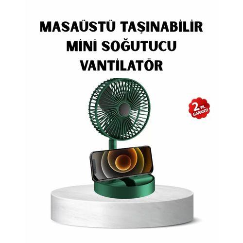 Taşınabilir Katlanabilir Mini Fan 3 Kademeli Şarj Edilebilir