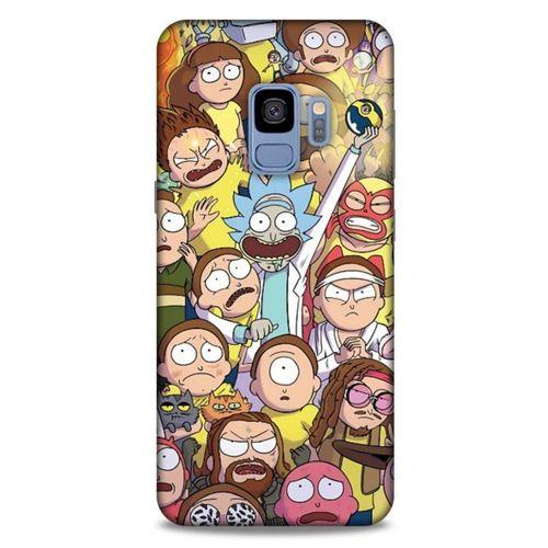Samsung Galaxy S9 Uyumlu Kılıf Rick And Morty (34) Slim Armor Kılıf Manager Morty