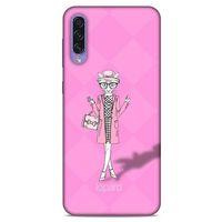 Samsung Galaxy A50s Kılıf FunnyMaX (21) Koruyucu Kapak Şeker Pembe Kedi