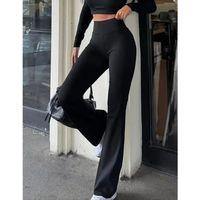 Kadın Geniş Korsaj Bel Detaylı Paçaya Doğru Geniş Yüksek Bel Dalgıç Pantolon