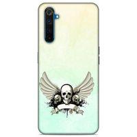 Lopard Oppo Realme 6 Uyumlu Kılıf Tattoo's (8) Baskılı Kılıf Yeşil Beyaz