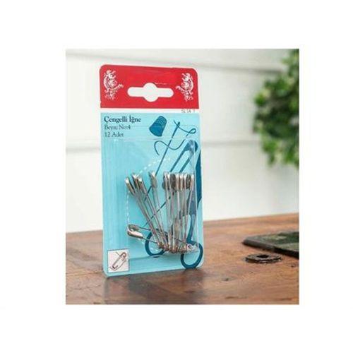 Çengelli İğne Set 12 Adet 4 Numara