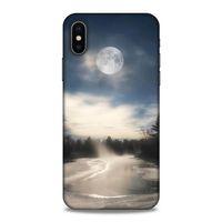 Lopard Apple Iphone X Uyumlu Kılıf Gece'S (27) Tasarımlı Kılıf Dolunay