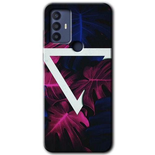 TCL 30 SE Kılıf HD Desen Baskılı Arka Kapak - Mekanik Yaprak