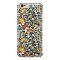 Apple iPhone 6 6s Kılıf Snowboarding Arka Kapak Koruma Desenli Full Koruyucu