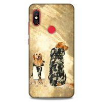 Xiaomi Mi A2 Lite Kılıf Köpek Kıyafetleri (32) Soft Silikon Kılıf Golden Kapişonlu Polar