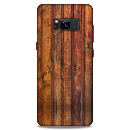 Lopard Samsung Galaxy S8 Uyumlu Kılıf Wood'X (10) Full Koruma Kılıfı Desenli