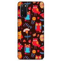 Baykuşlar (12) Desenli Silikon Kapak Telefon Kabı Samsung Galaxy S20 Kılıf